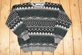 Vintage 1990s Michael Gerald Abstract Knit Crewneck Sweater Men's L