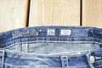 Vintage Y2K Miss Me Bedazzled Low Rise Jeans Size 26x36