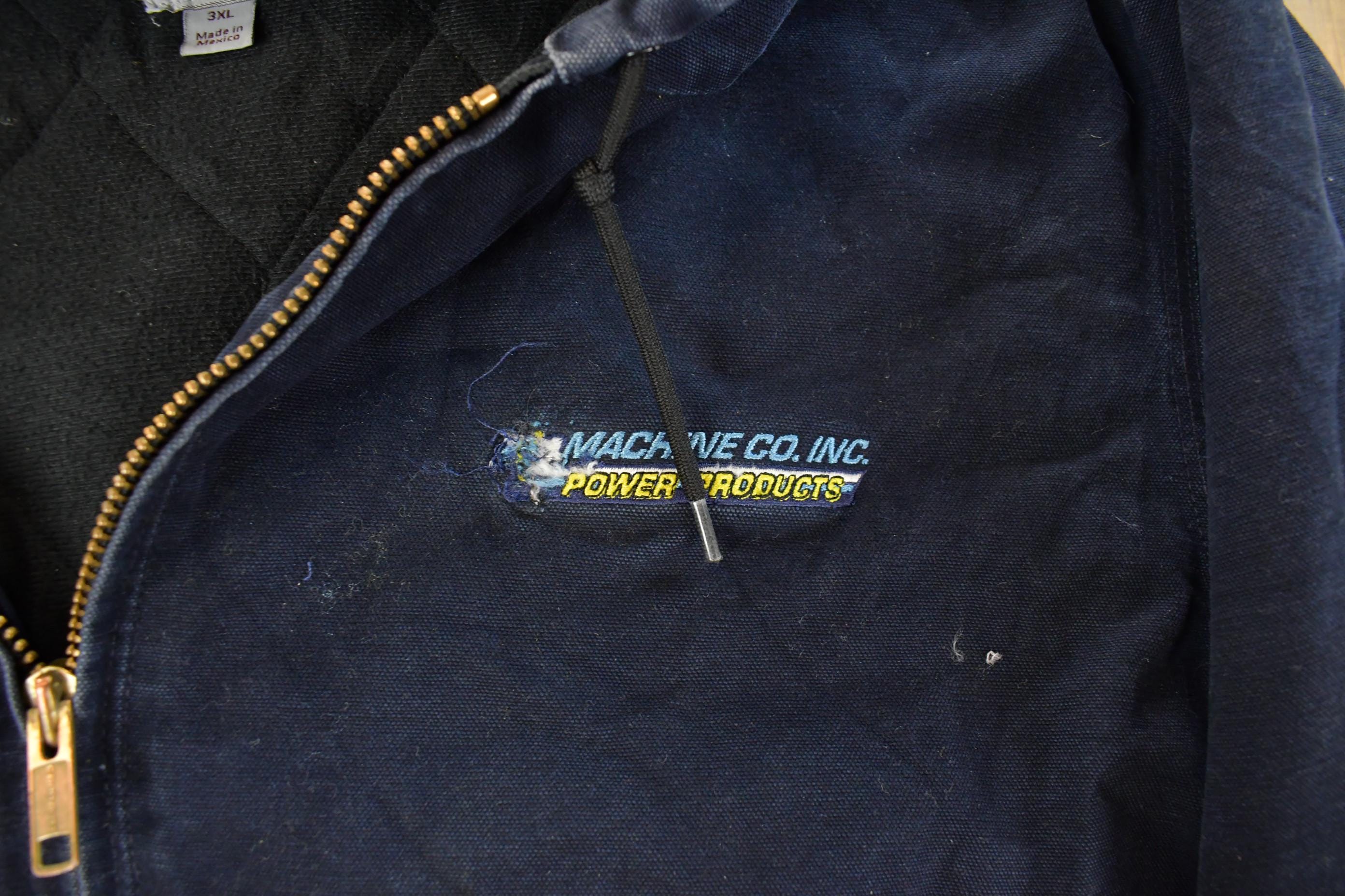 Vintage 1990s Carhartt Distressed Hooded Jacket Men's 3XL