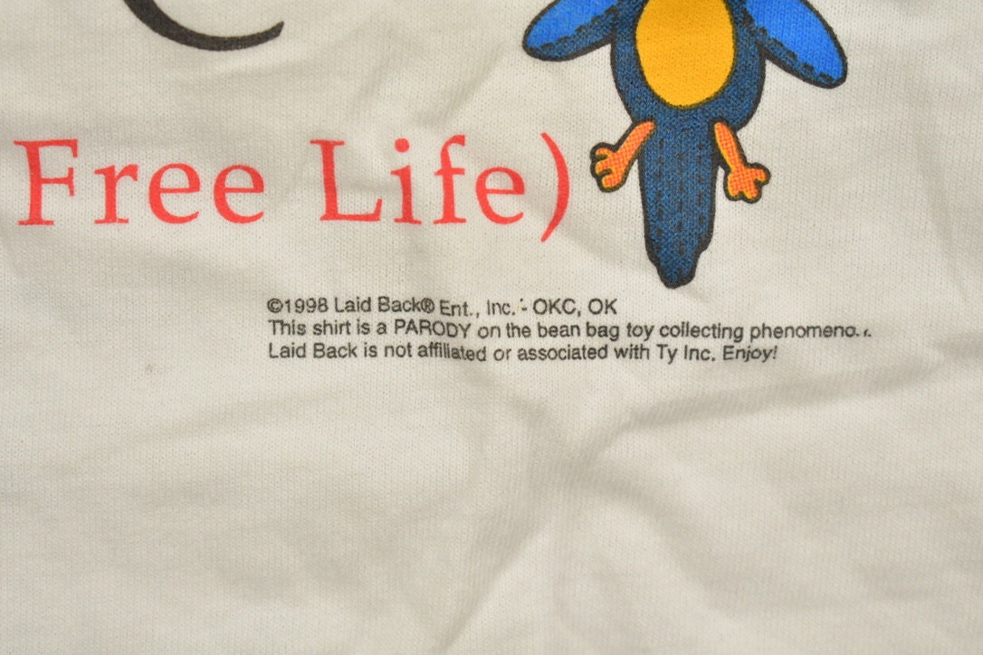 Vintage 1990s Beanie Ford Clinic Parody Graphic T-Shirt