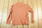 Vintage 1990s St John's Bay Striped Crewneck Sweatshirt Mens L