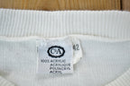 Vintage 1990s Fun Circle Pattern Knit Crewneck Sweater