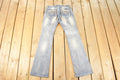 Vintage Deadstock Y2K Grace In LA Bedazzled Low Rise Jeans Women's Size 27 x 32