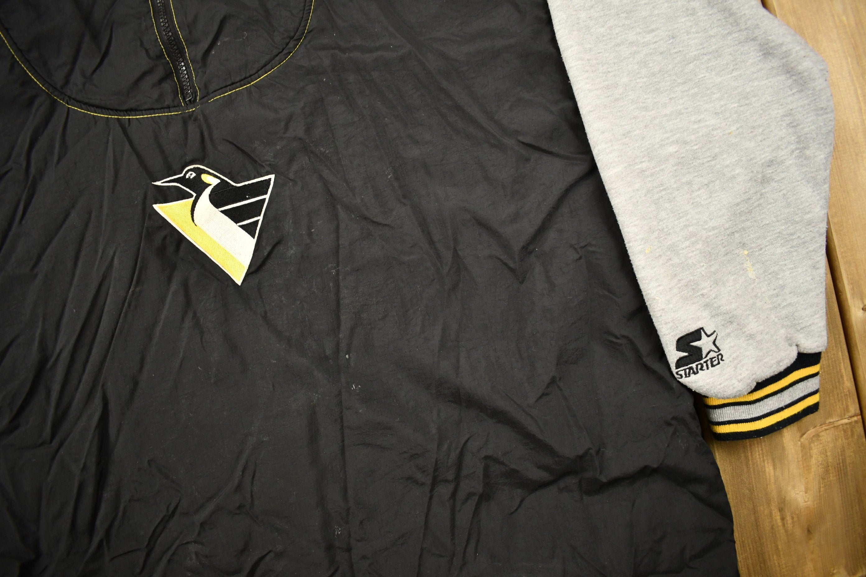 Vintage 1990s Pittsburgh Penguins NHL Starter Hoodie