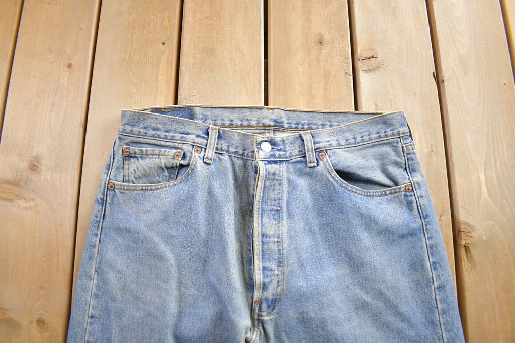 Vintage 1990s Levi's 501 Jeans Made In USA Size 36x32