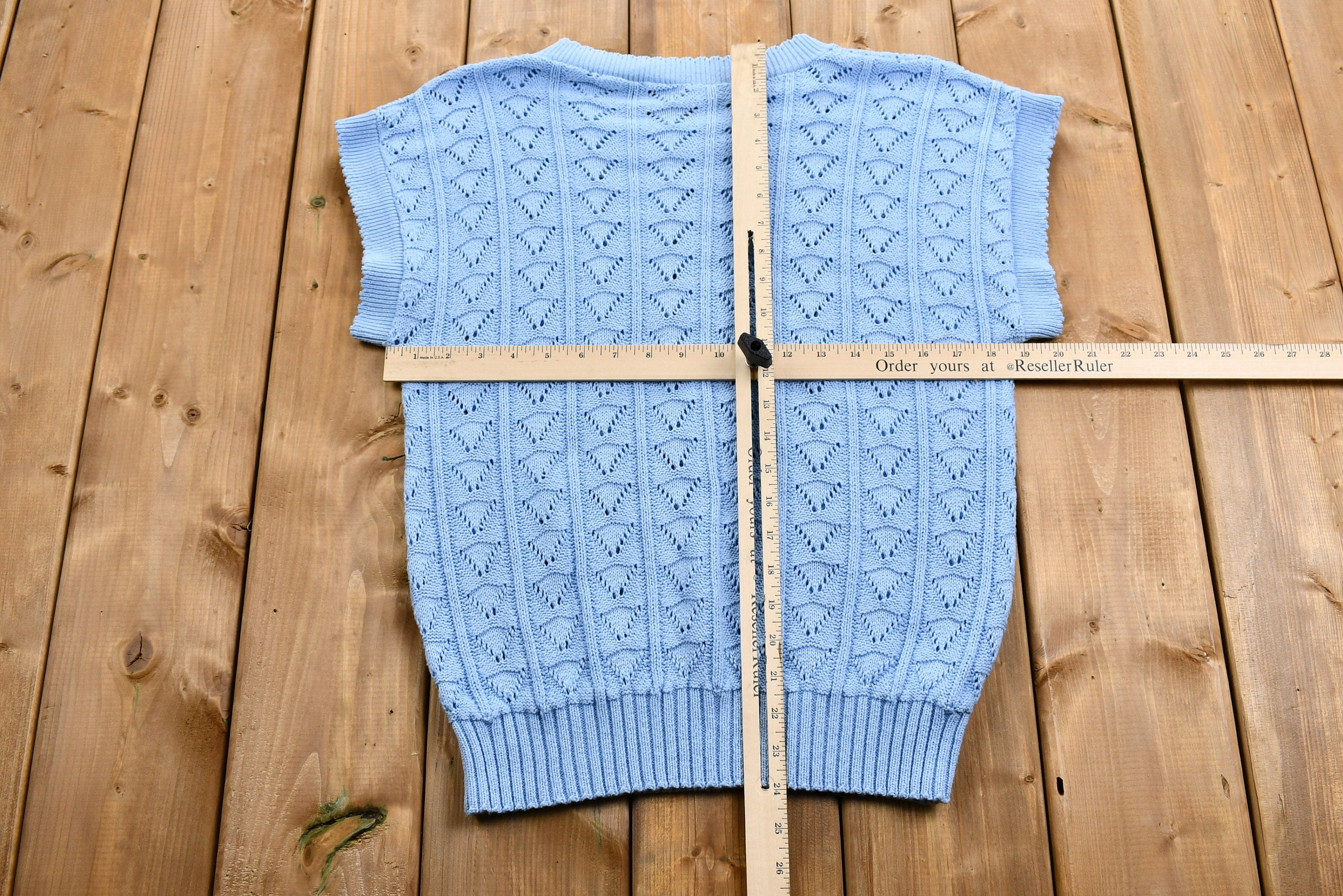Vintage 1980s Knit Crewneck Sweater Vest