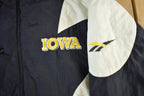 Vintage 1990s University of Iowa Hawkeyes Anorak Jacket Men's Large  Embroidered  Varsity Jacket  Sportswear  Americana