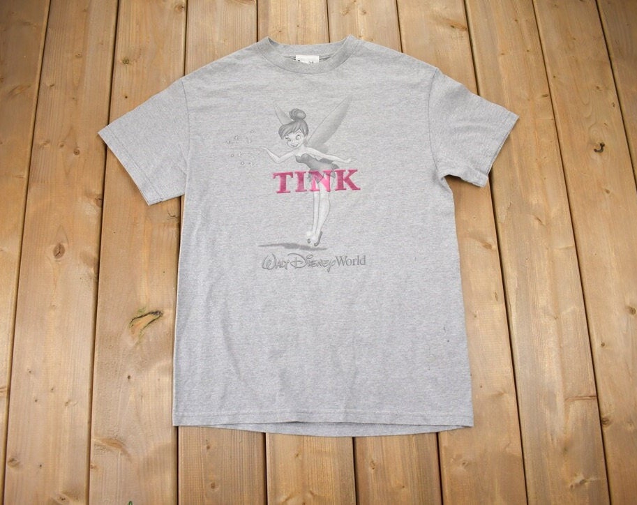 Vintage 1990s Disney Tinkerbell TINK Cartoon T-Shirt