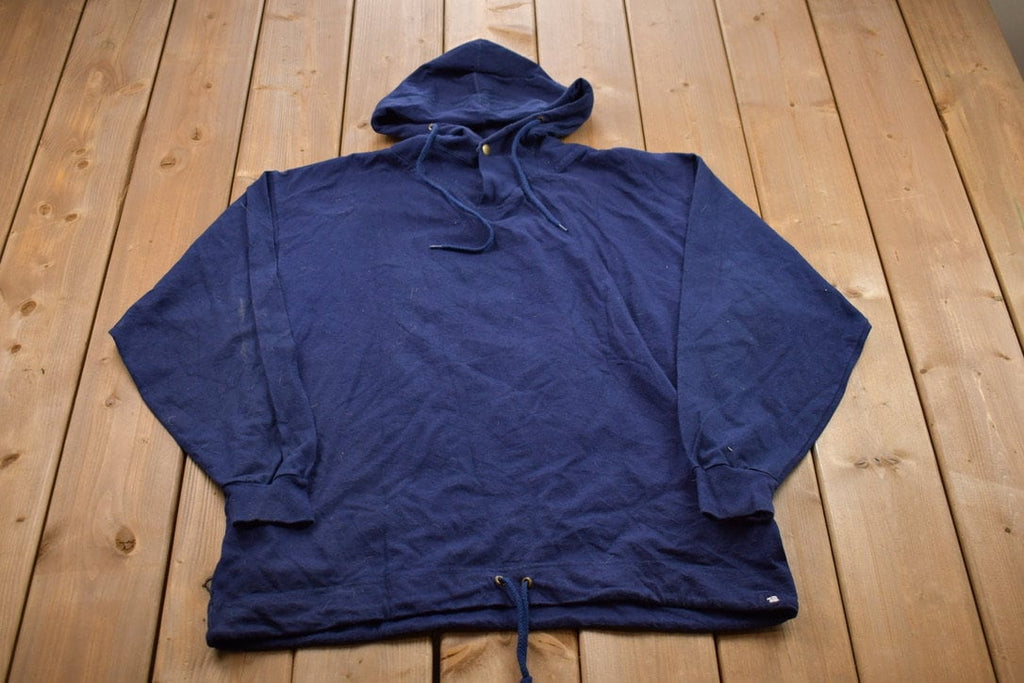 Vintage 1990s Russell Athletics Blank Hooded Sweatshirt