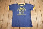 Vintage 1980s Think Volleyball Remember Brock Graphic T Shirt