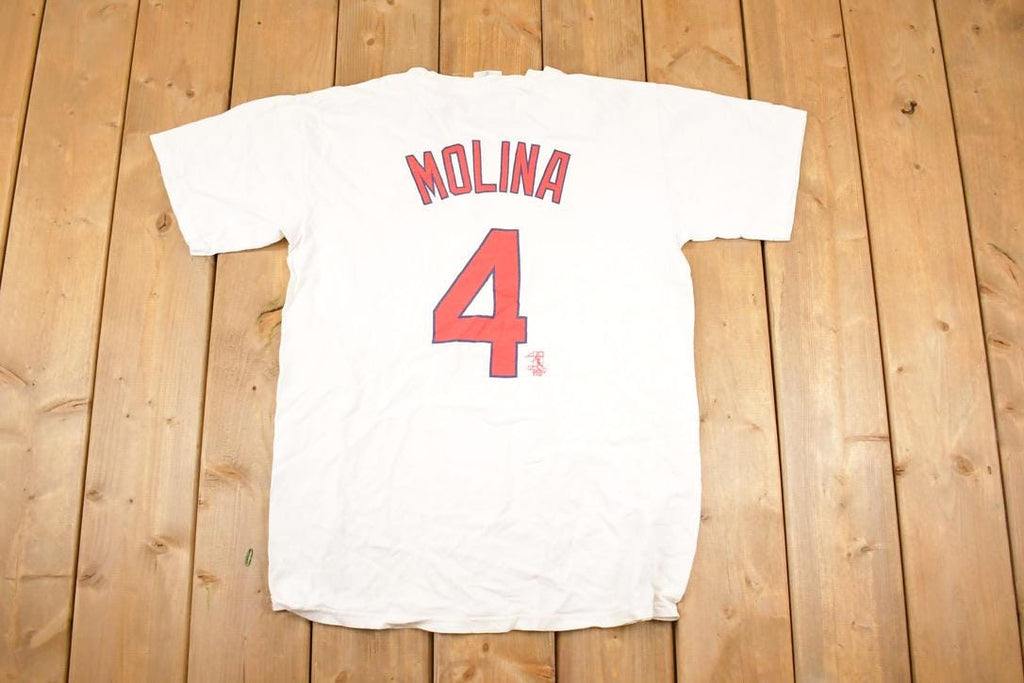 Vintage 1990s Majestic St Louis Cardinals MLB Souvenir Baseball T-Shirt Men's M