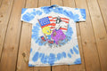 Vintage 1990s Tweety Bird American Flag Tie Dye Graphic T-Shirt
