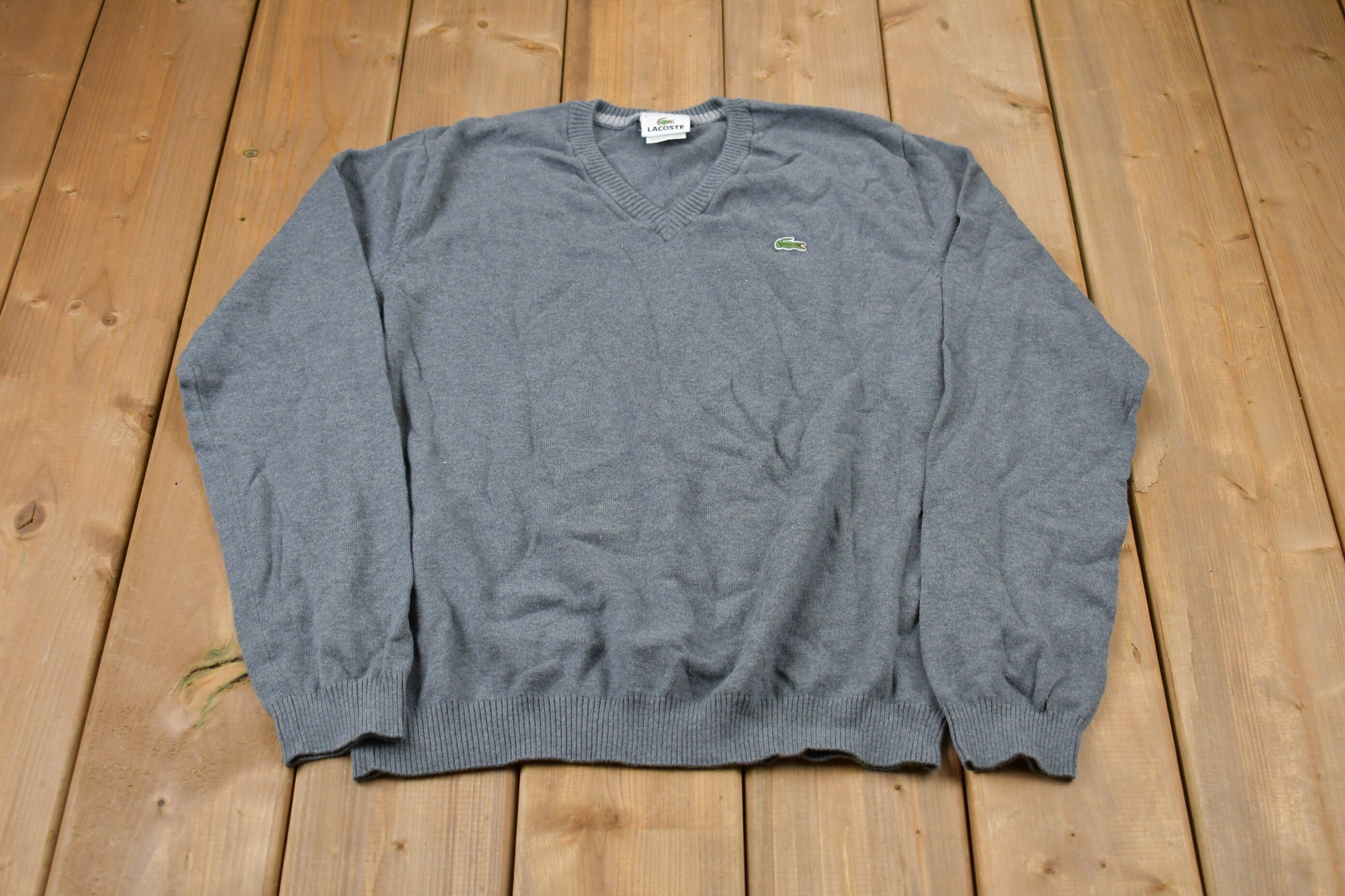 Vintage 1990s Lacoste Knitted Sweater