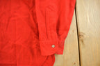 Vintage 1970s Pendleton Wool Flannel Button Up Shirt Men's M