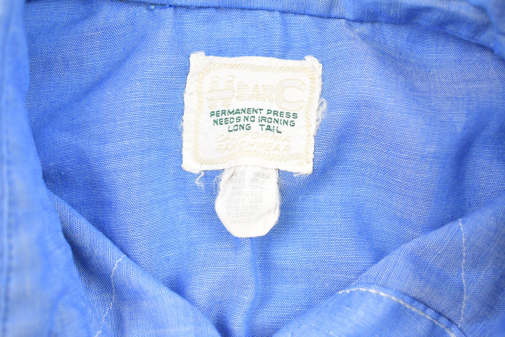 Vintage 1970s H Bar Button Up Shirt