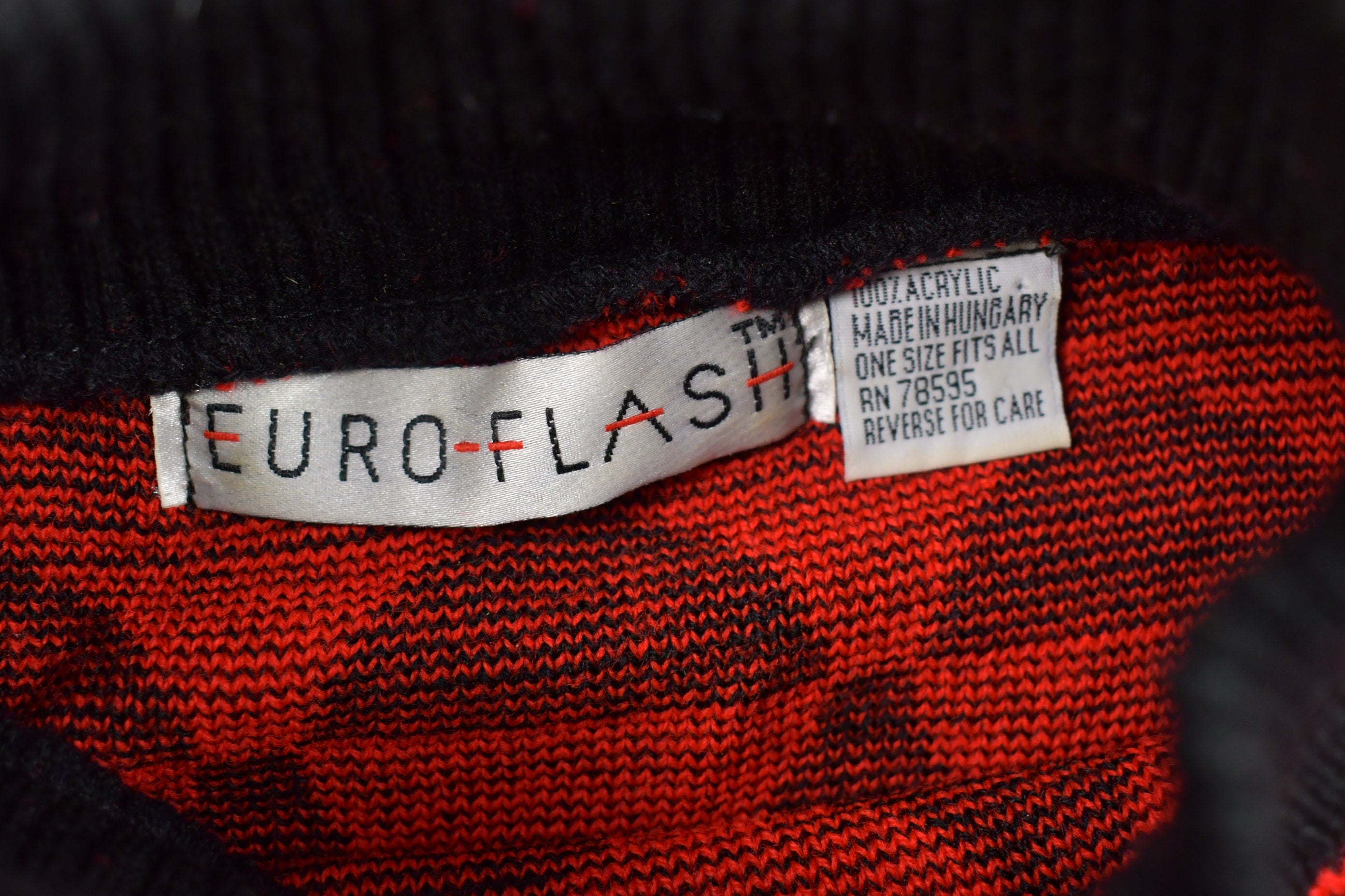 Vintage Euro Flash Knitted Sweater