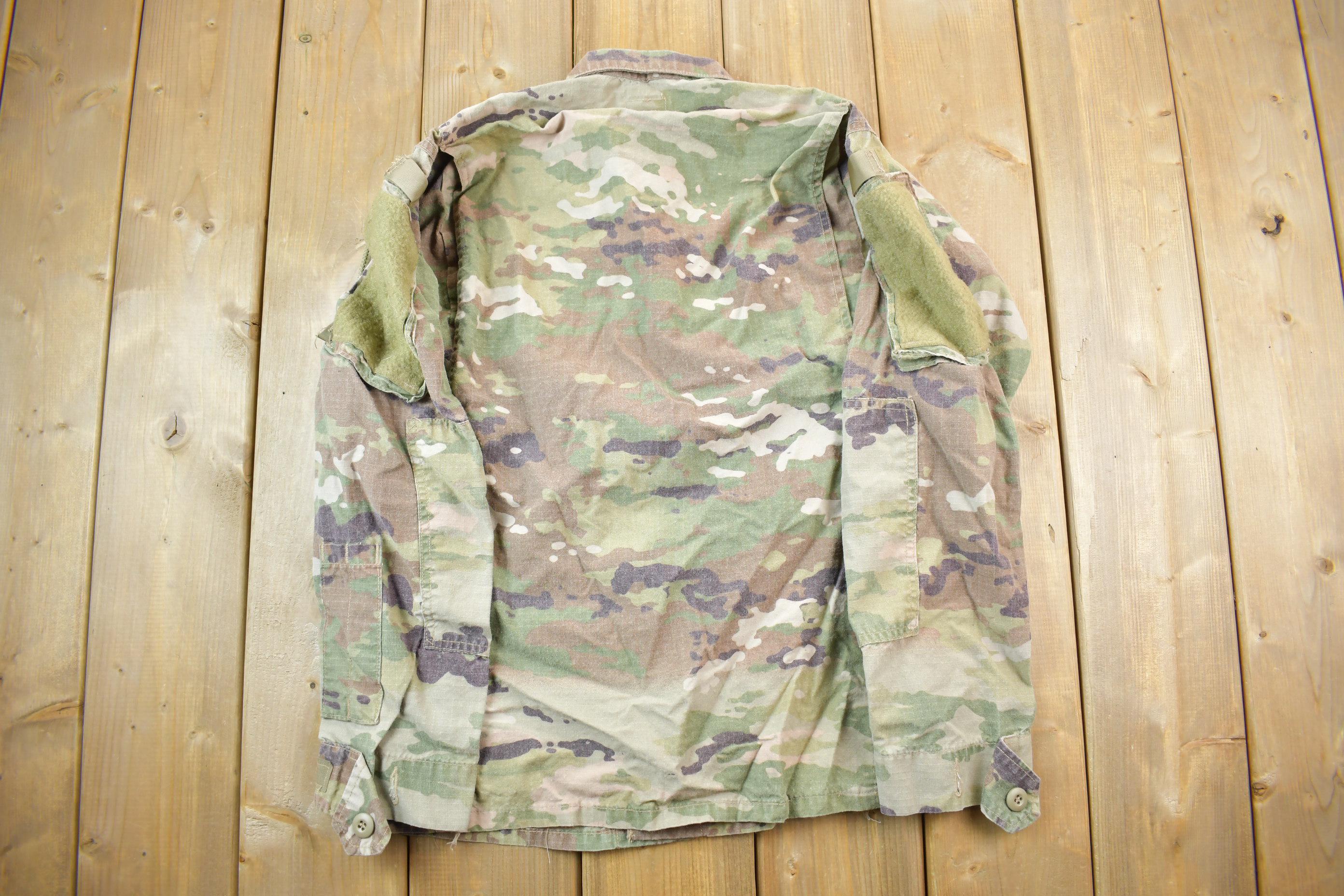 Vintage Military Button Up Shirt