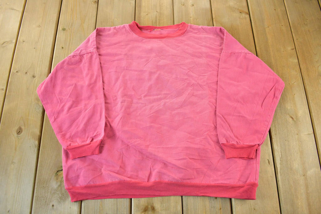 Vintage 1950s Blank Sun Faded Distressed Crewneck Sweatshirt