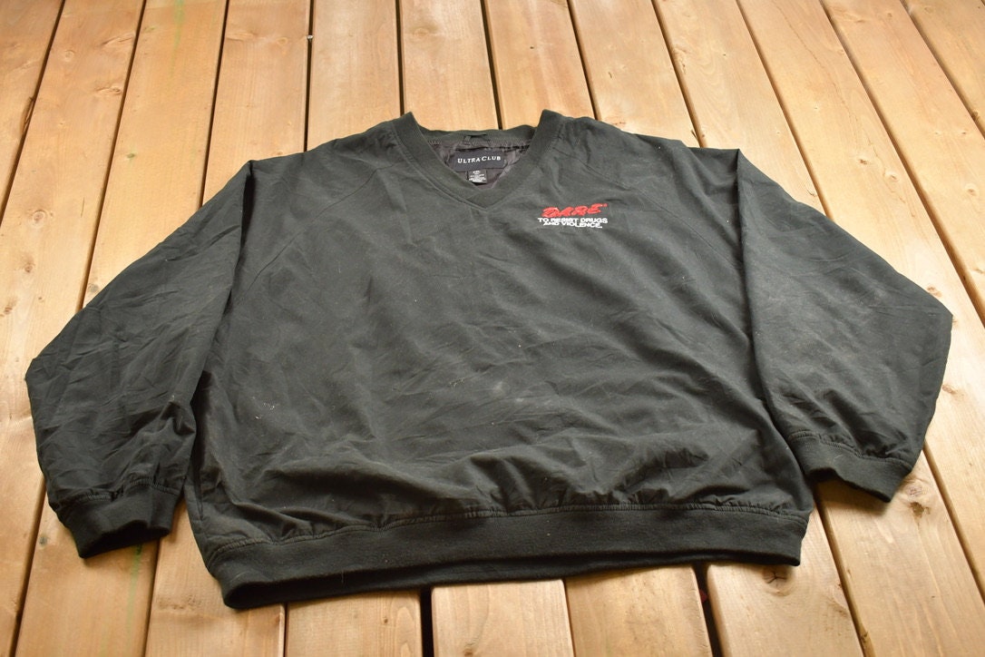 Vintage 1990s Dare Anti Drugs Ultra Club Windbreaker Jacket