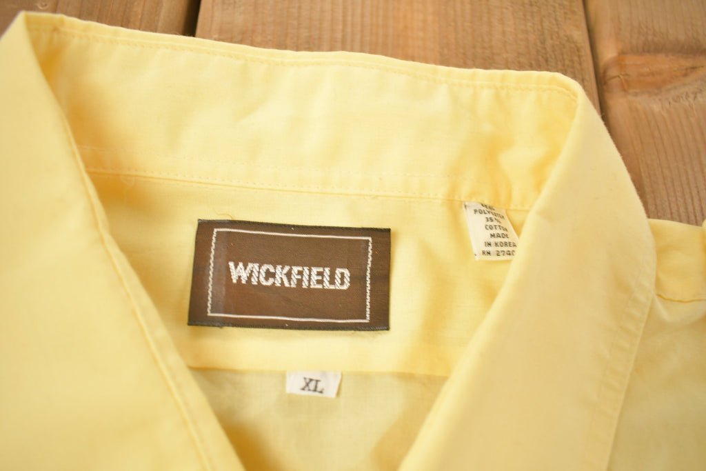 Vintage 1990s Wickfield Basic Button Up Shirt