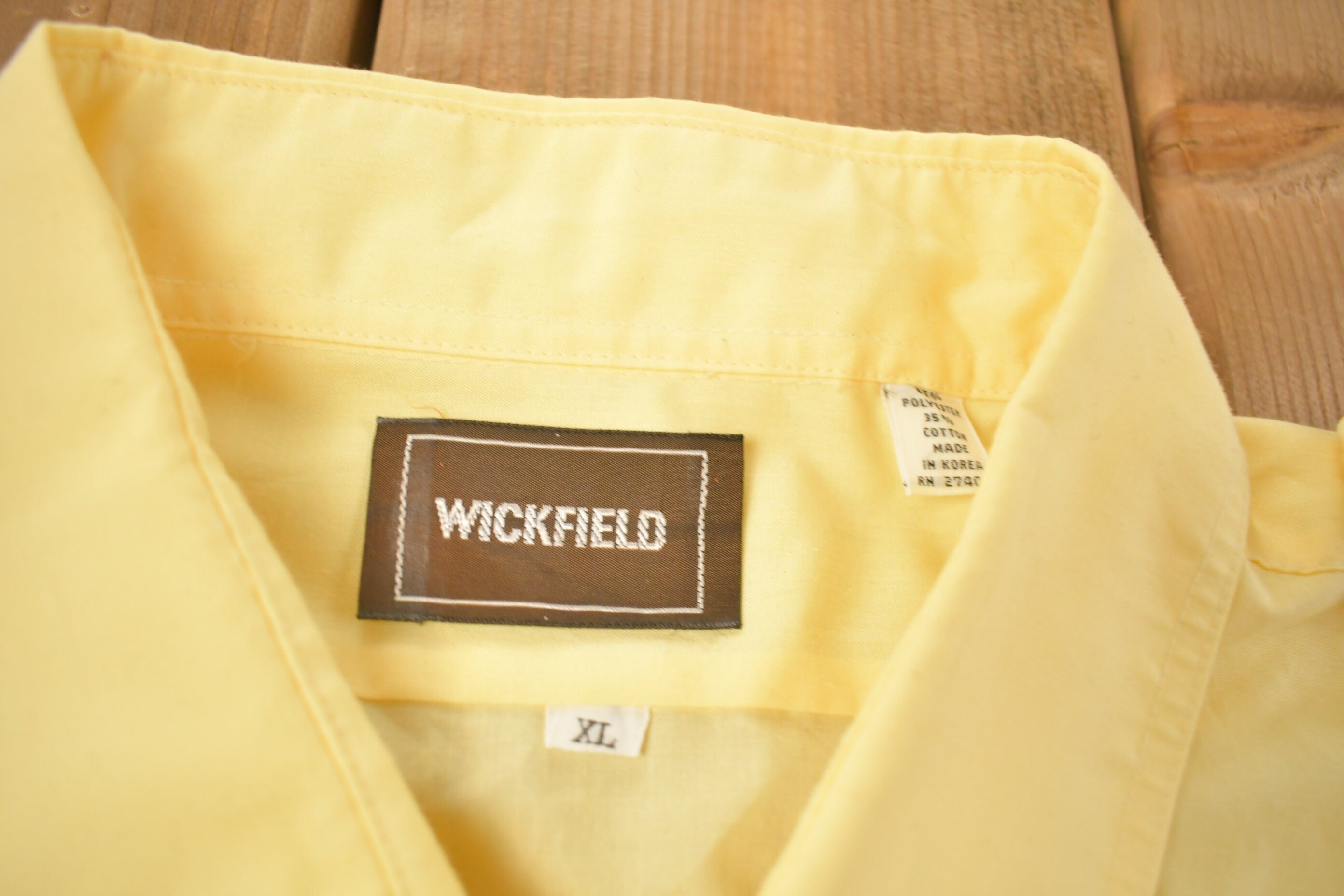 Vintage 1990s Wickfield Basic Button Up Shirt