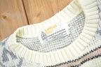 Vintage 1980s London Fog Made In USA Knit Sweater