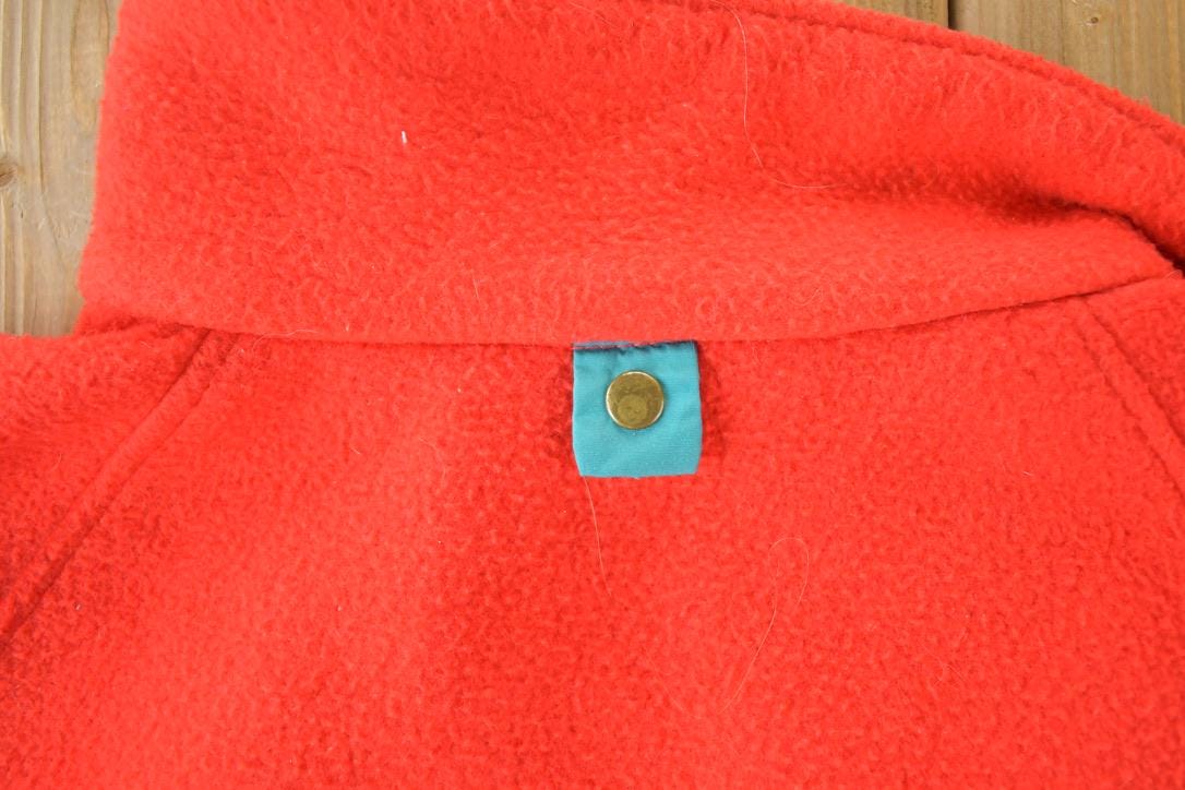 Vintage 1990s Red Fleece Sweater