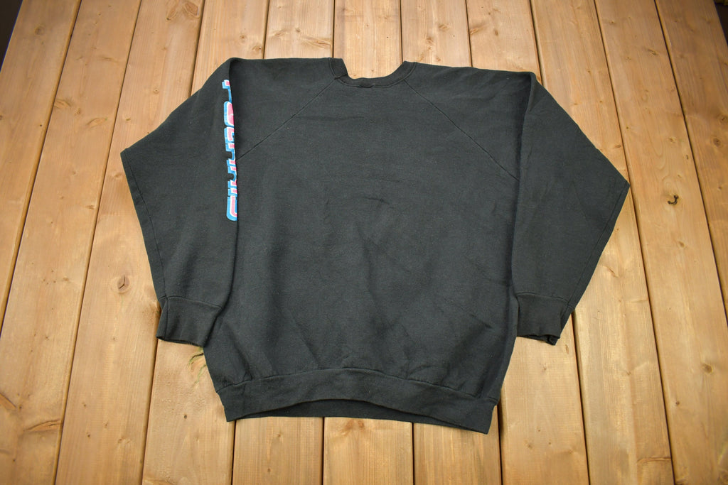 Vintage 1980s Property Of Pro-5 Racing Team USA Raglan Crewneck Sweatshirt