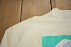 Vintage 1980s Takaoka Beach Club Surfing Graphic Souvenir T Shirt