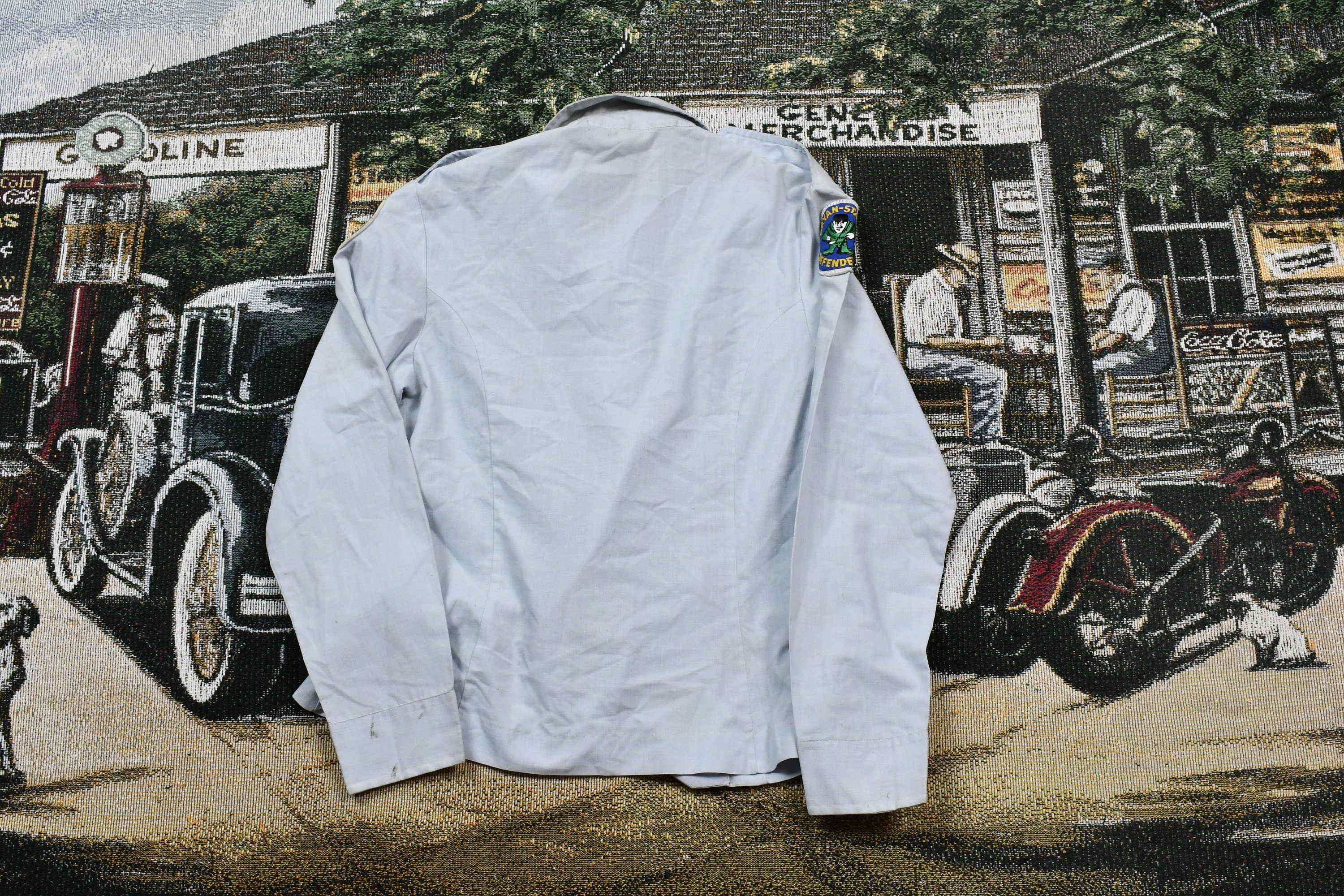 Vintage Uniform Button Up Shirt