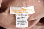 Vintage 1990s Hunters Run Bleached Jean Jacket
