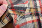 Vintage 1990s JC Penney Plaid Wool Flannel Button Up Shirt  1990s Button Up  Vintage Flannel  Plaid Shirt  Button Down  Wool Button Up