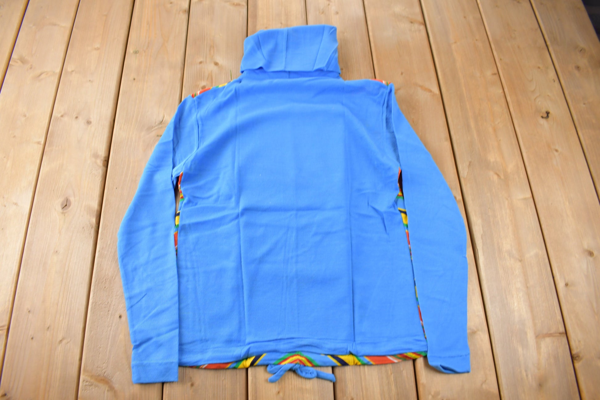 True Vintage 1960s Deadstock Helen Sue Long Sleeve Turtleneck Psychedelic Acyrlic Blouse Knit Sport Top