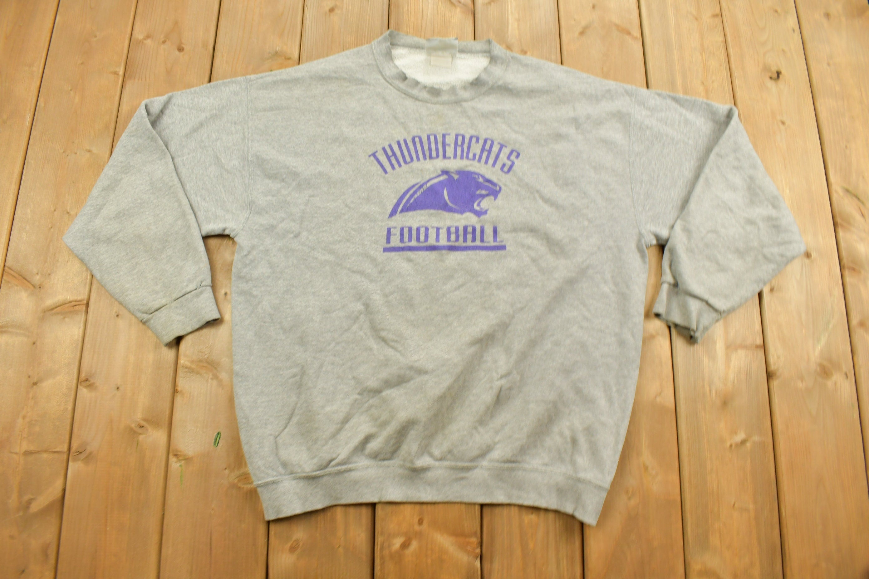 Vintage 1990s Lee Thundercats Football Crewneck Sweatshirt
