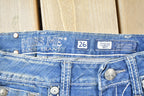 Vintage Y2K Miss Me Bedazzled Low Rise Jeans Size 26x33