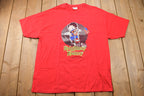 Vintage 2003 Betty Boop Highway Honey Biker USA Cartoon Graphic T-Shirt