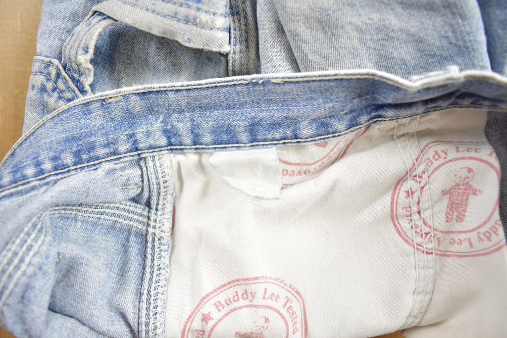 Vintage 1990s Lee Dungarees Can't Bust 'Em Jean Shorts 34 x 10