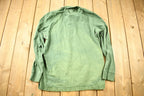 Vintage 1990s Polo Ralph Lauren Quarter Button Green Sweatshirt