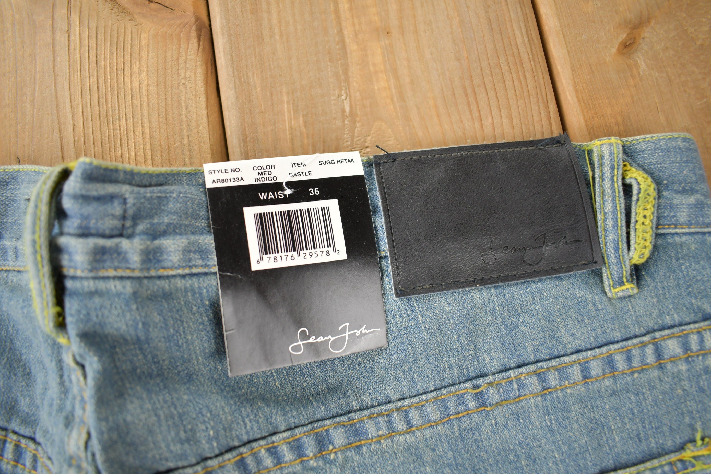 Vintage Y2K Deadstock Sean John Hip Hop Jeans Size 36