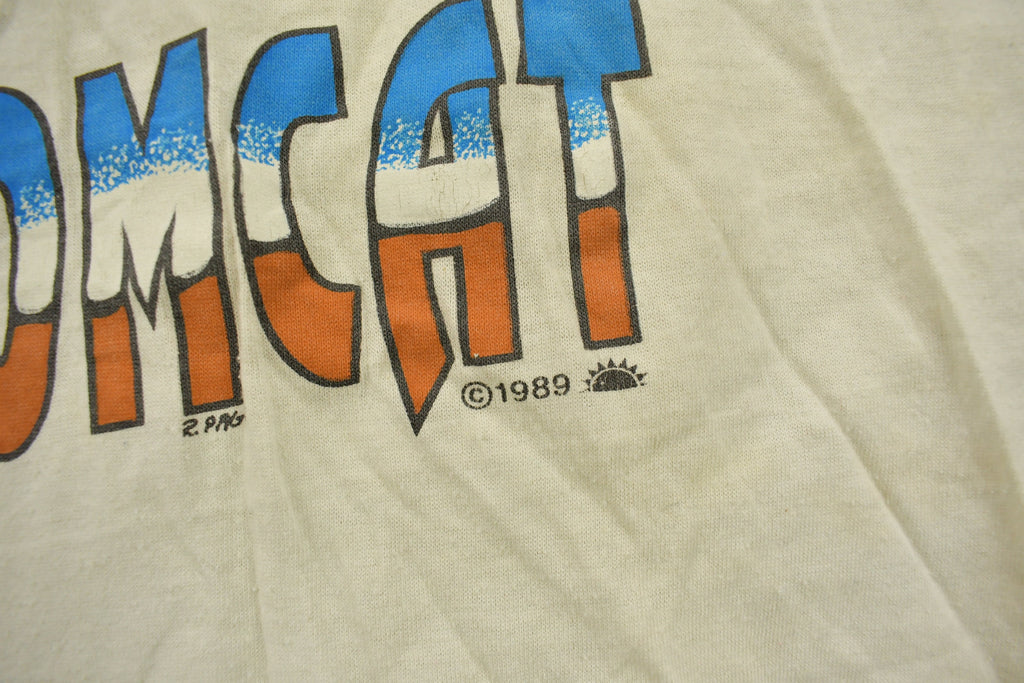 Vintage 1989 F-14 Tomcat United States Navy Graphic T-Shirt