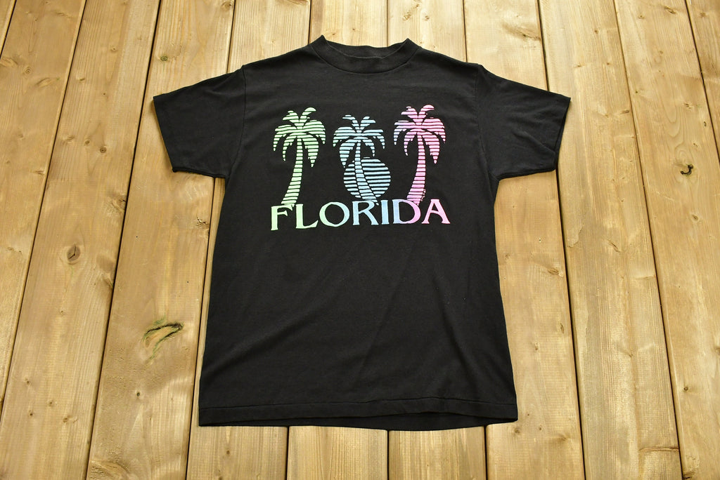 Vintage 1991 Florida USA Graphic Souvenir T Shirt