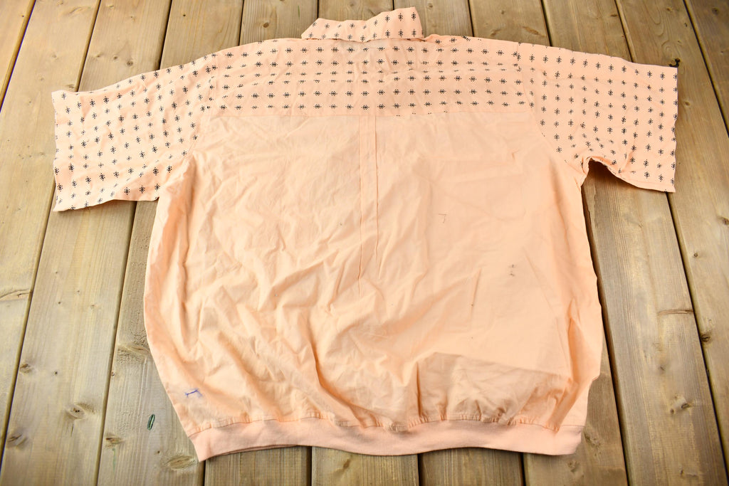 Vintage 1990s Womens J. Blair Pink Button Up Shirt