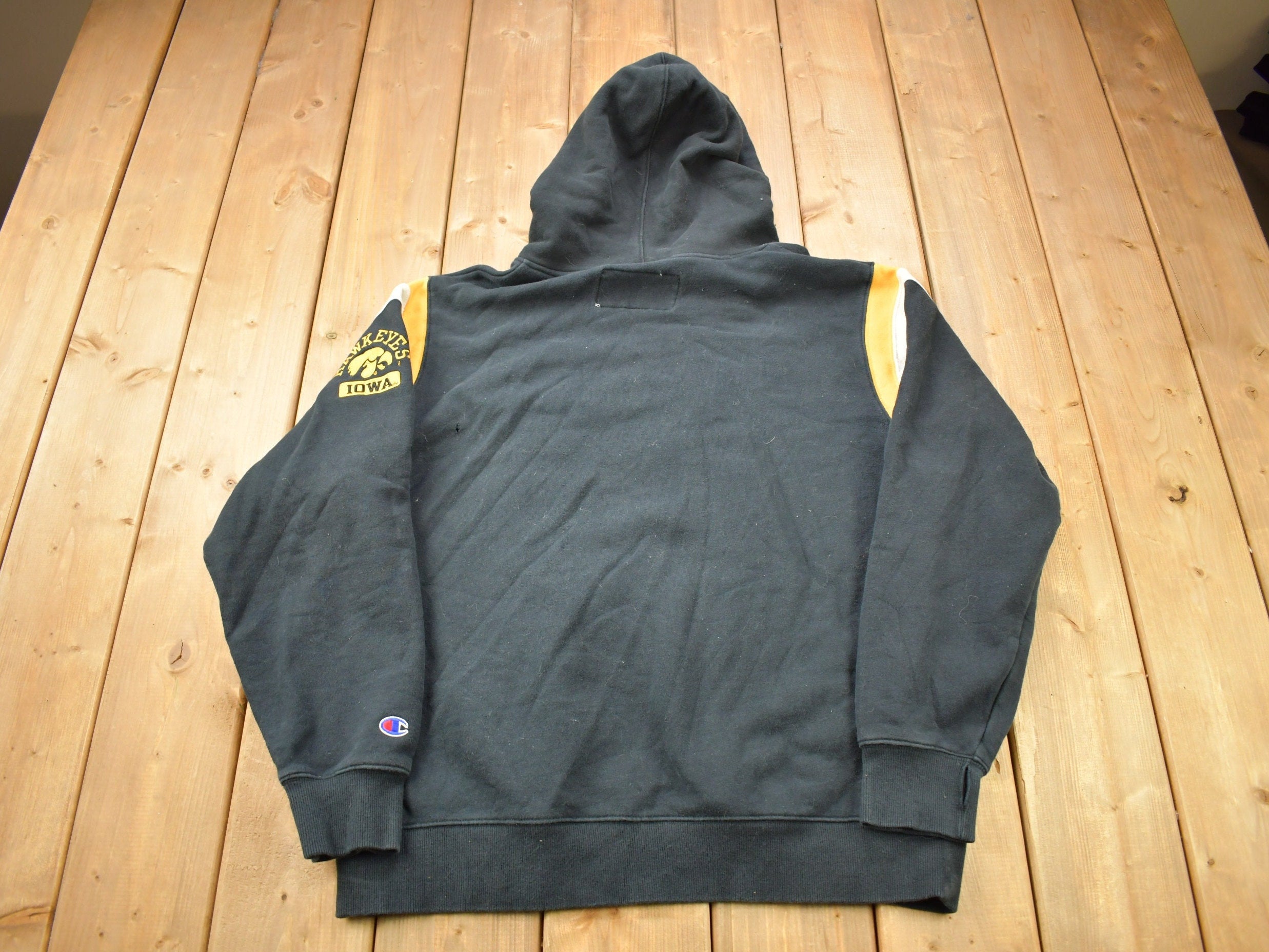 Vintage 1990s Iowa State University Hawkeyes Collegiate Hoodie