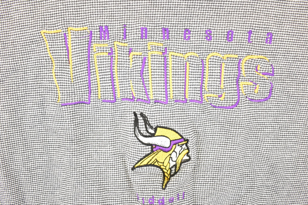 Vintage 1990s Minnesota Vikings Riddell NFL Crewneck Sweatshirt Mens L