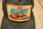 Vintage 1970s Bill Elliot Nascar Patch Trucker Hat
