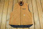 Vintage 1990s Carhartt Quilt Lined Jacket Vest Mens Large