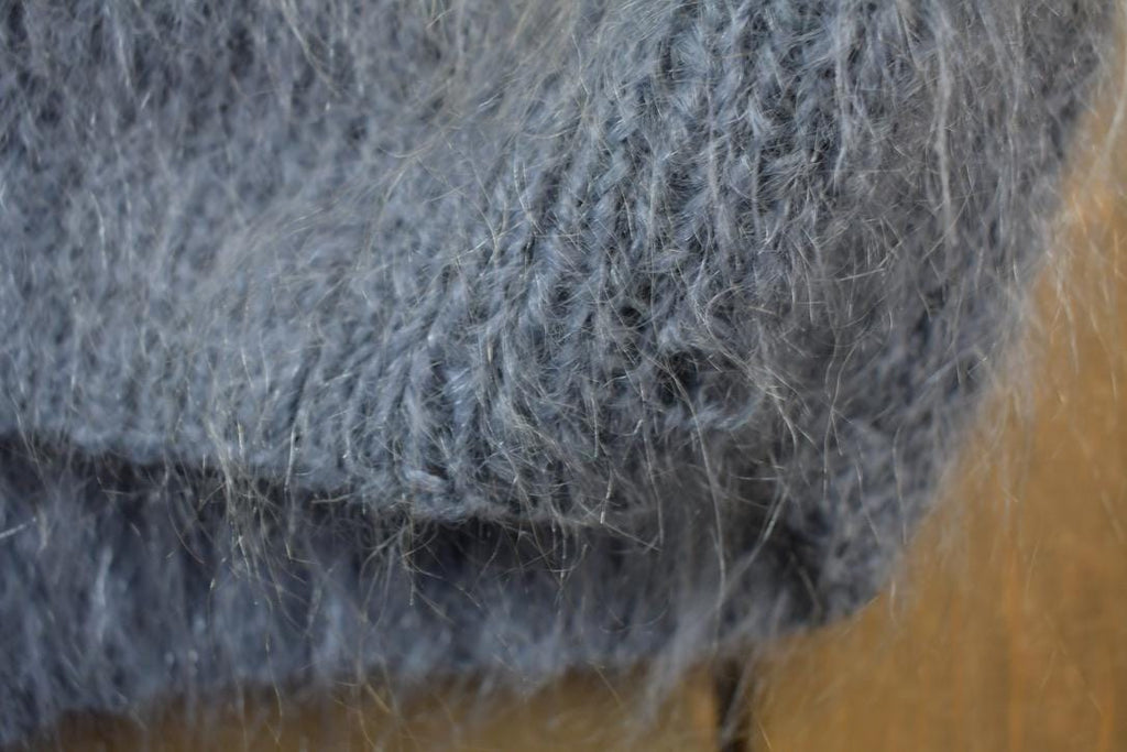 Vintage 1980s Mohair Cardigan Sweater