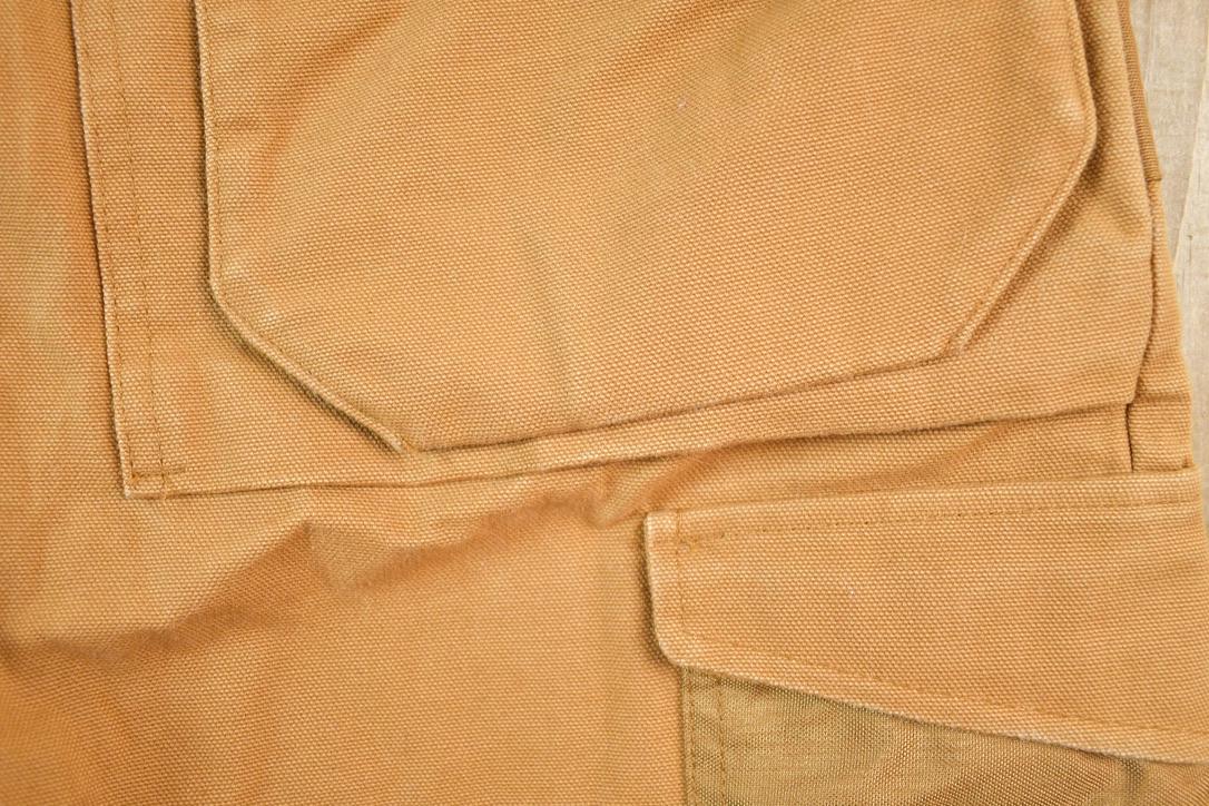 Vintage 1990s Skillers Tan Work Shorts Size 34 x 9