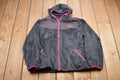 Vintage 1990s Girls The North Face Full Zip Fleece Sweater