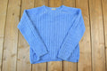 Vintage 1990s Womens LL Bean Cable Knit Crewneck Sweater